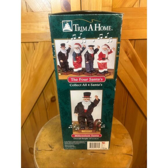 Santa Claus Sing And Dance Figurine 13” Tall Trim A Home Millenium Works (5818) - Picture 9 of 12